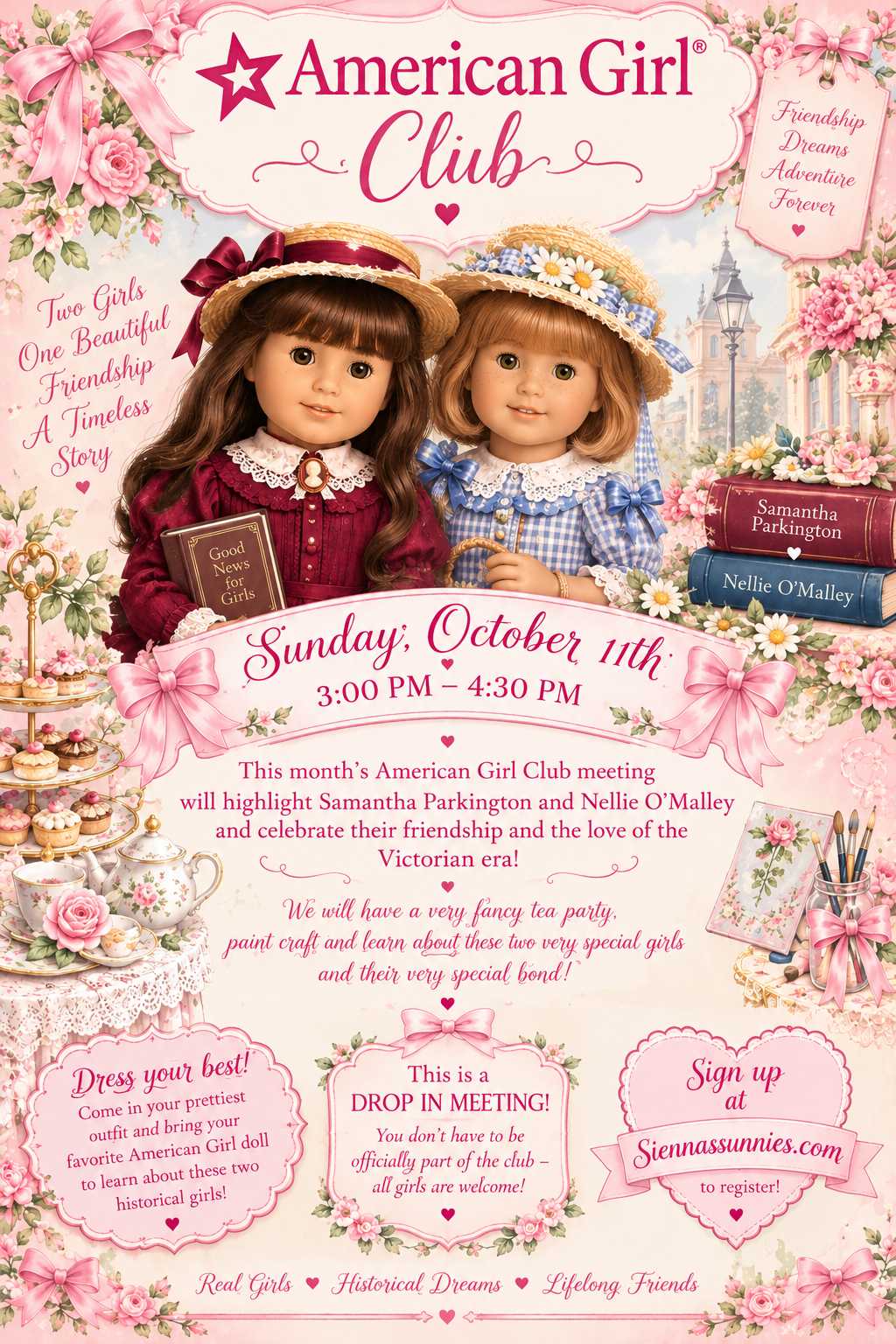 Dana’s Sweet Little Doll Society for Girls Who Love American Girl Dolls