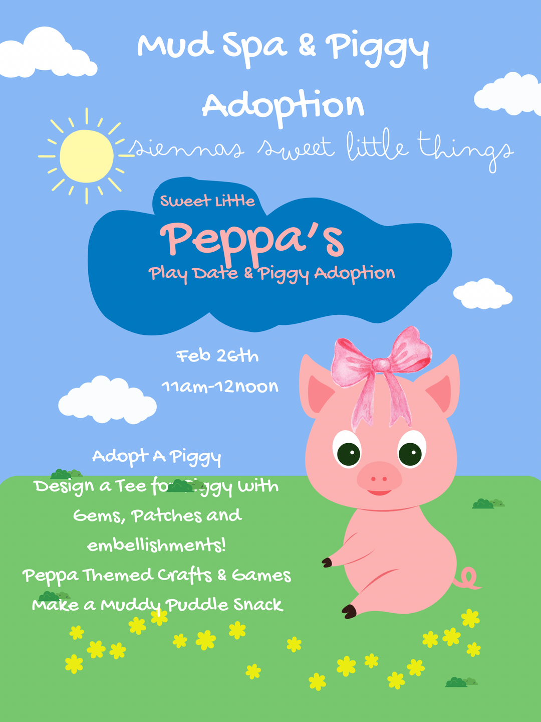 2/26 11am Peppa Play Date