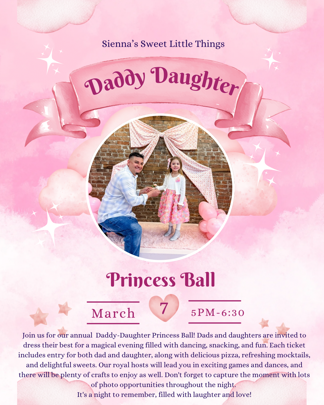 3/7 5pm Daddy Daughter Princess Ball