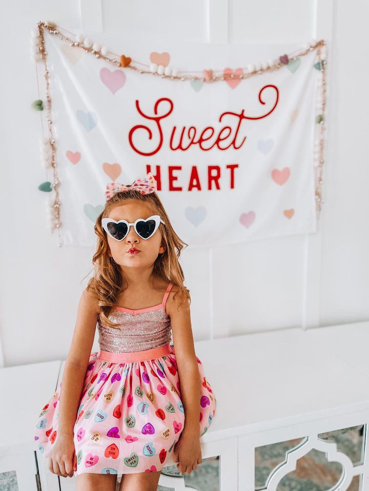 Sweet Wink Candy Hearts Skirt