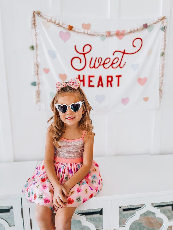 Sweet Wink Candy Hearts Skirt