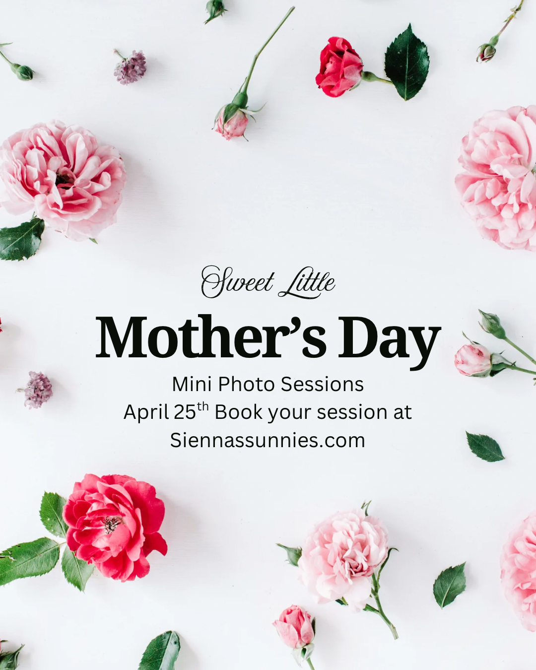 4/25 Mother’s Day Photo Mini Sessions