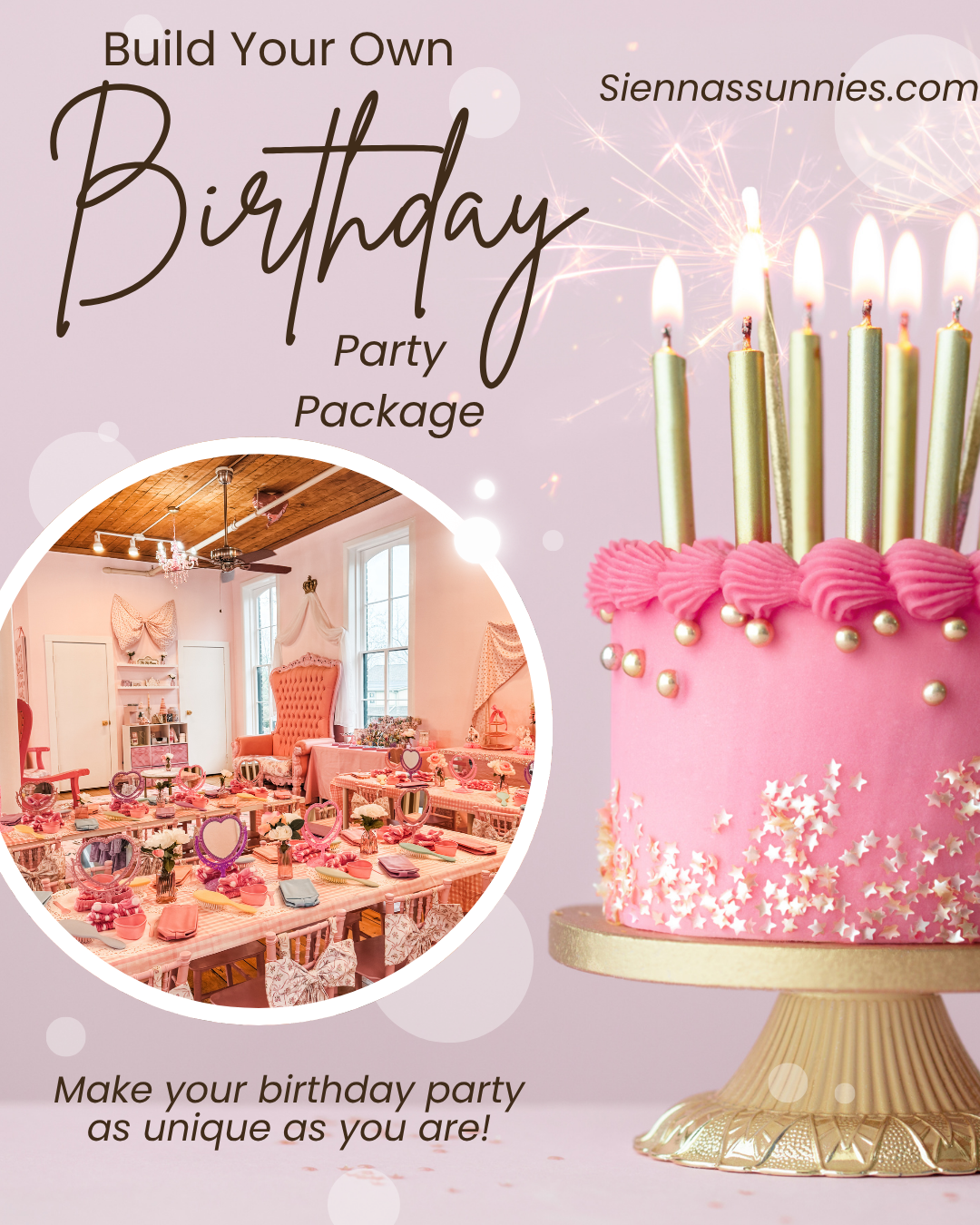 Build Your Own Birthday Party Deposit