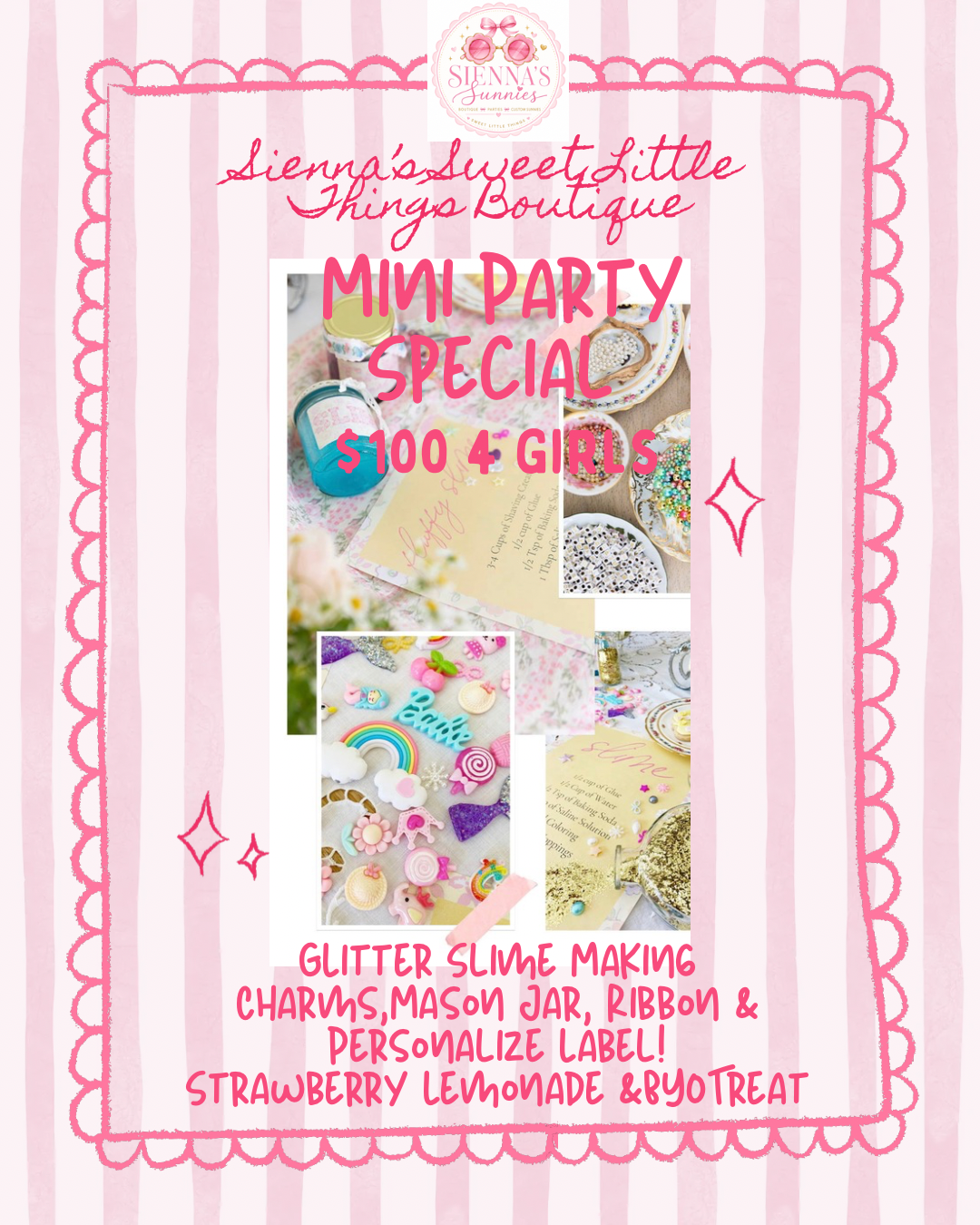 Sweet little Summer party special deposit
