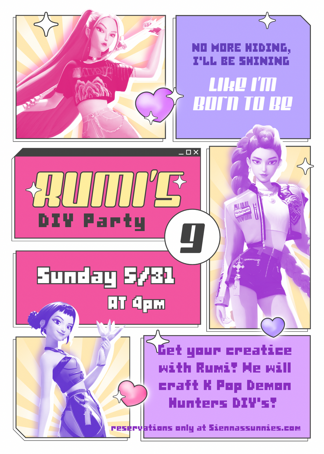 5/31 4pm-5:15 DIY with Rumi