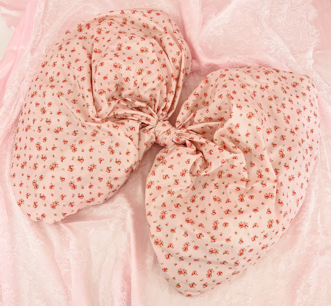 Ditzy Pink Floral Bespoke Fabric Wall Bow