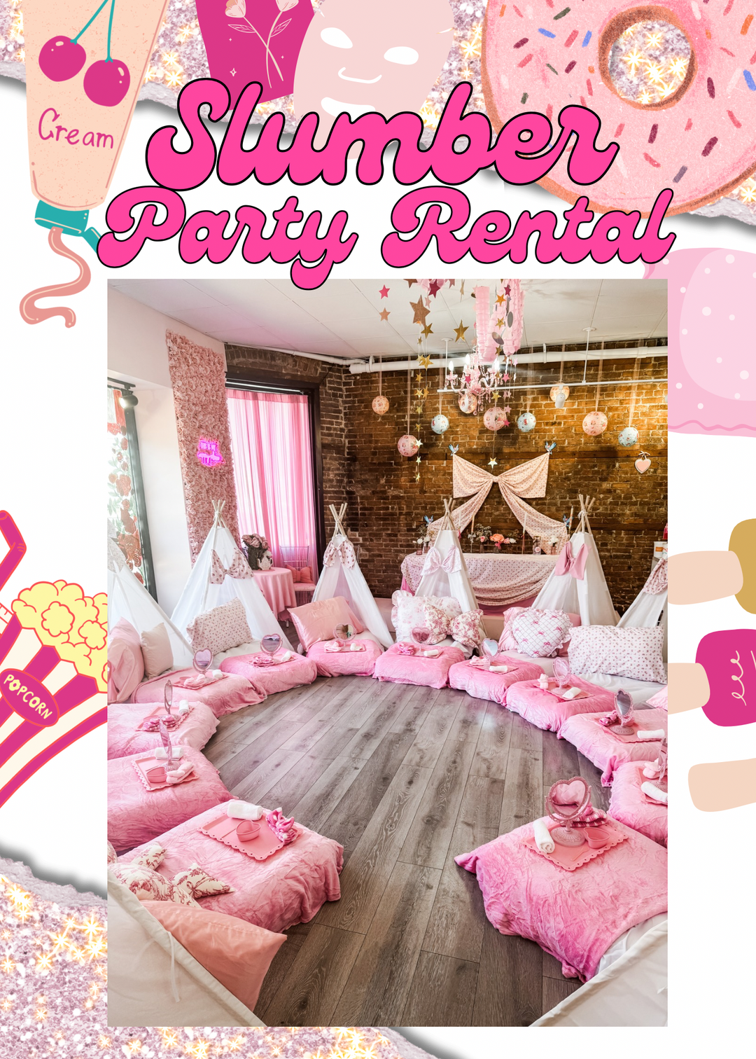 Sweet Little Slumber Party Rental