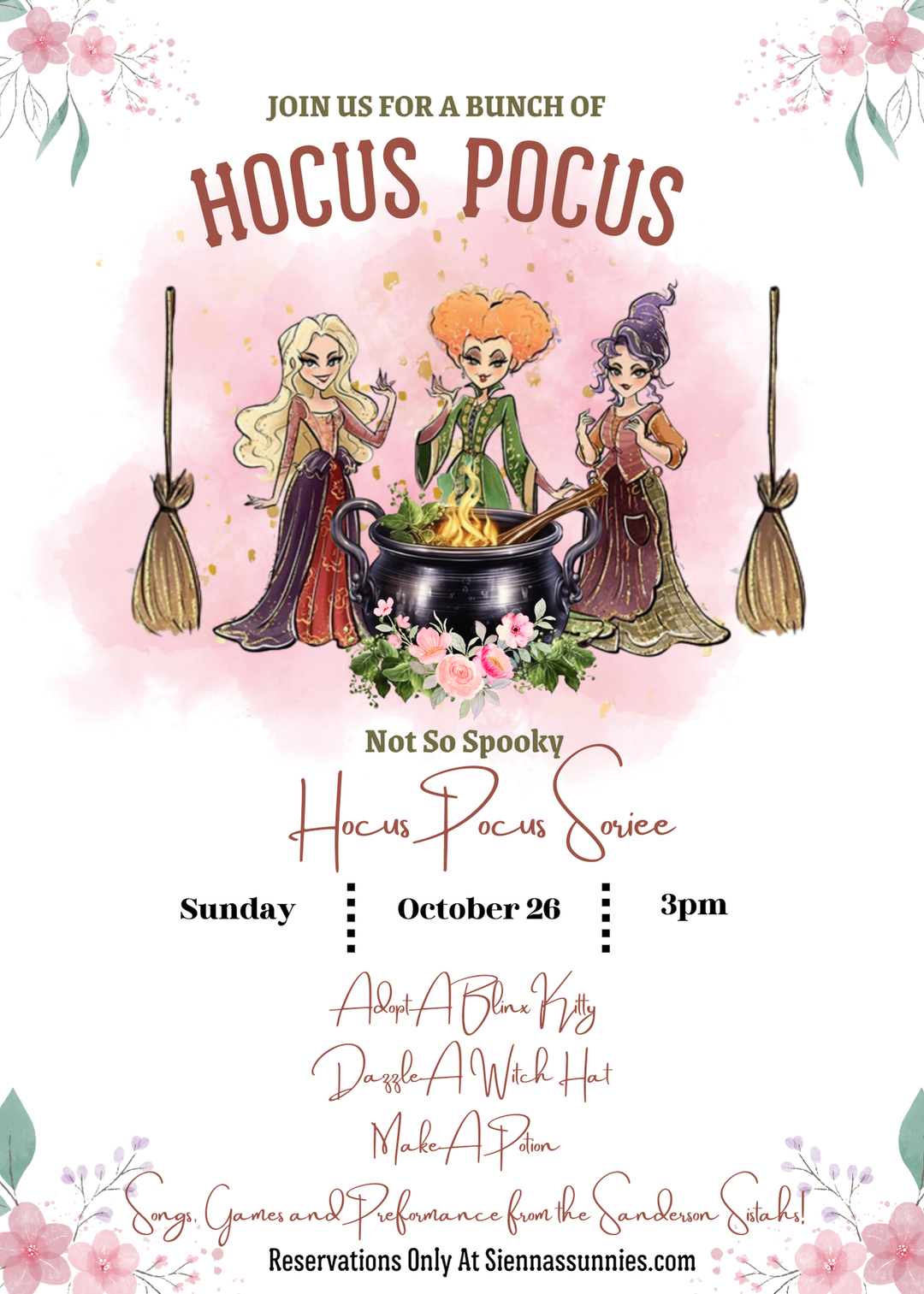 10/26 Hocus Pocus Soirée