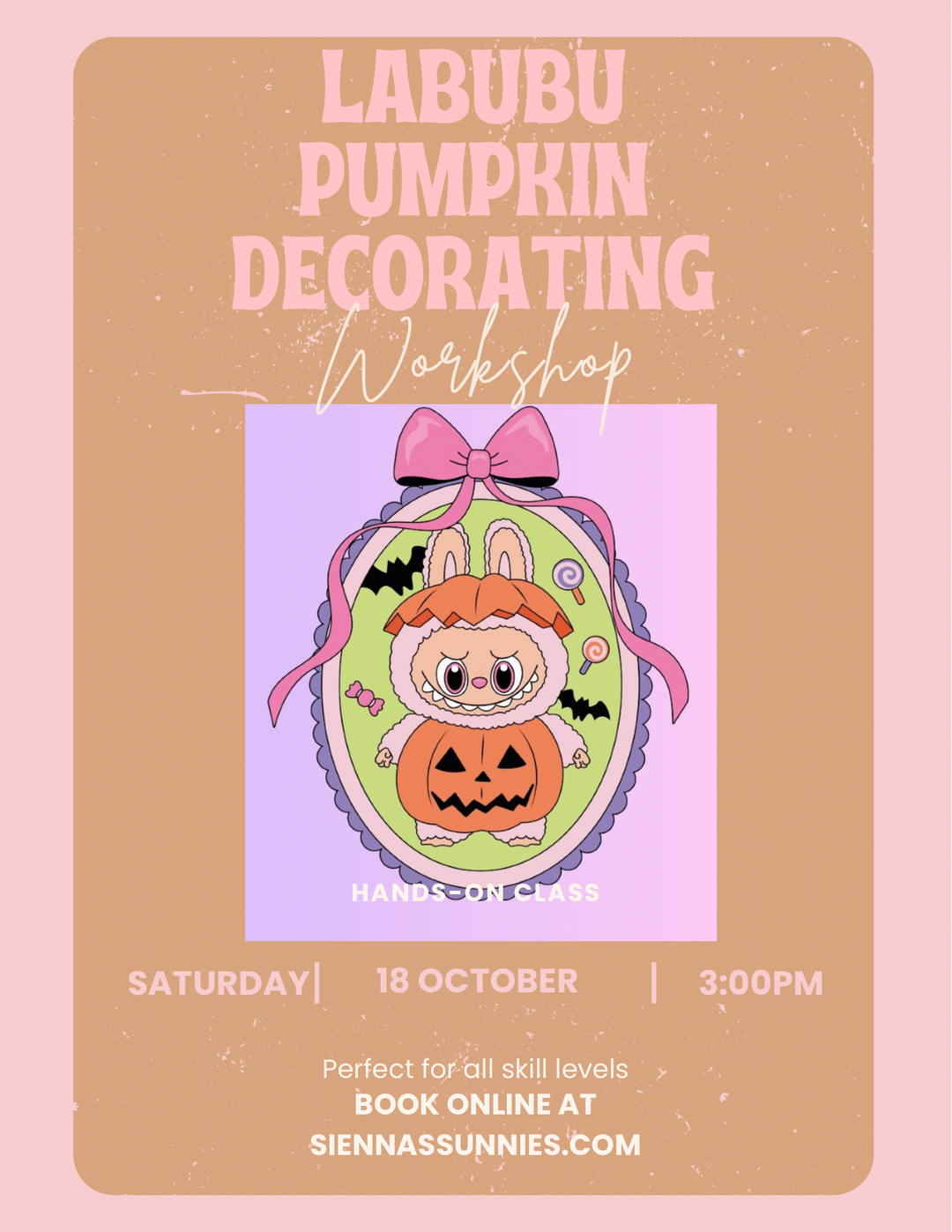 10/18 Labubu Pumpkin Decorating Workshop