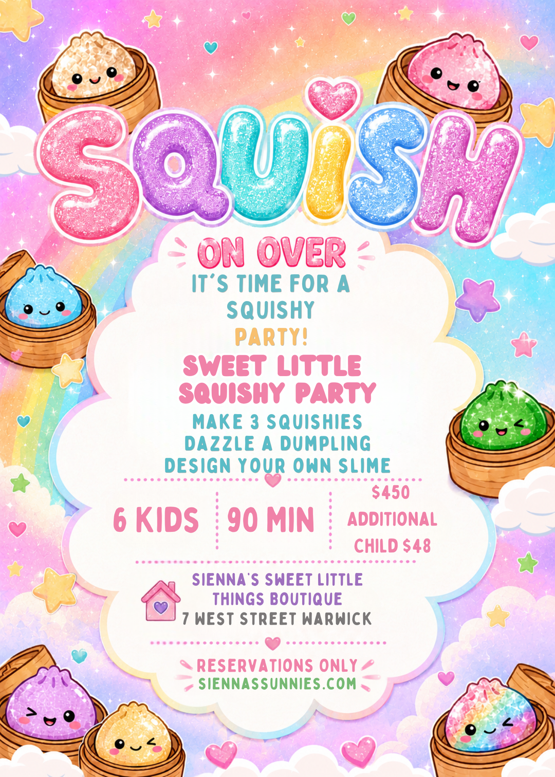 Squishy Party Deposit