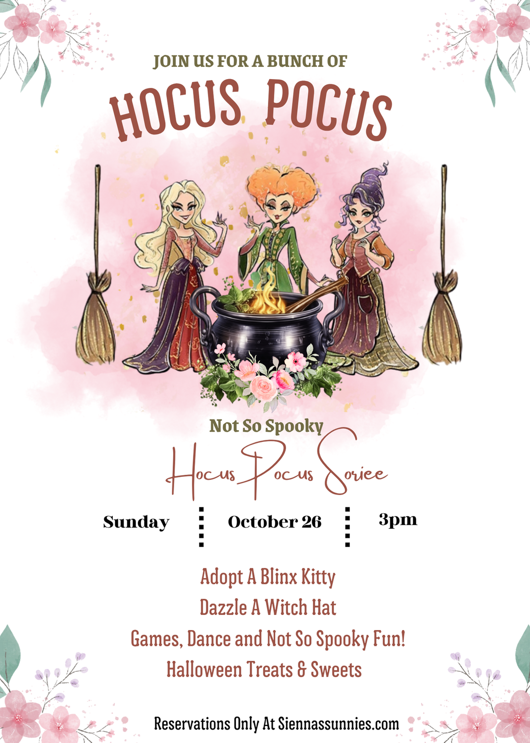 10/26 3pm Hocus Pocus Party