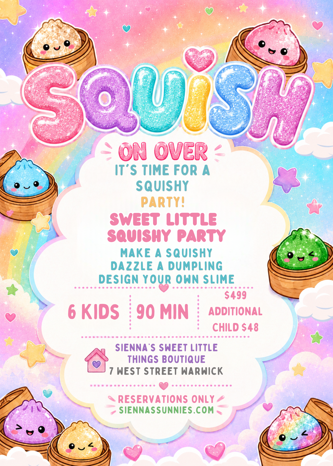 Squishy Party Deposit