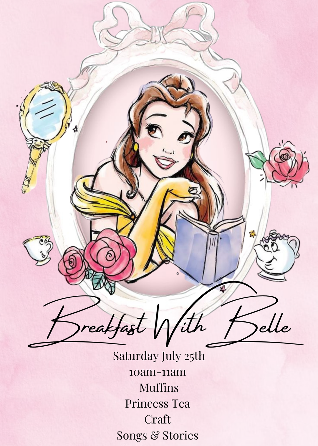 7/25 10am-11am Breakfast with Belle