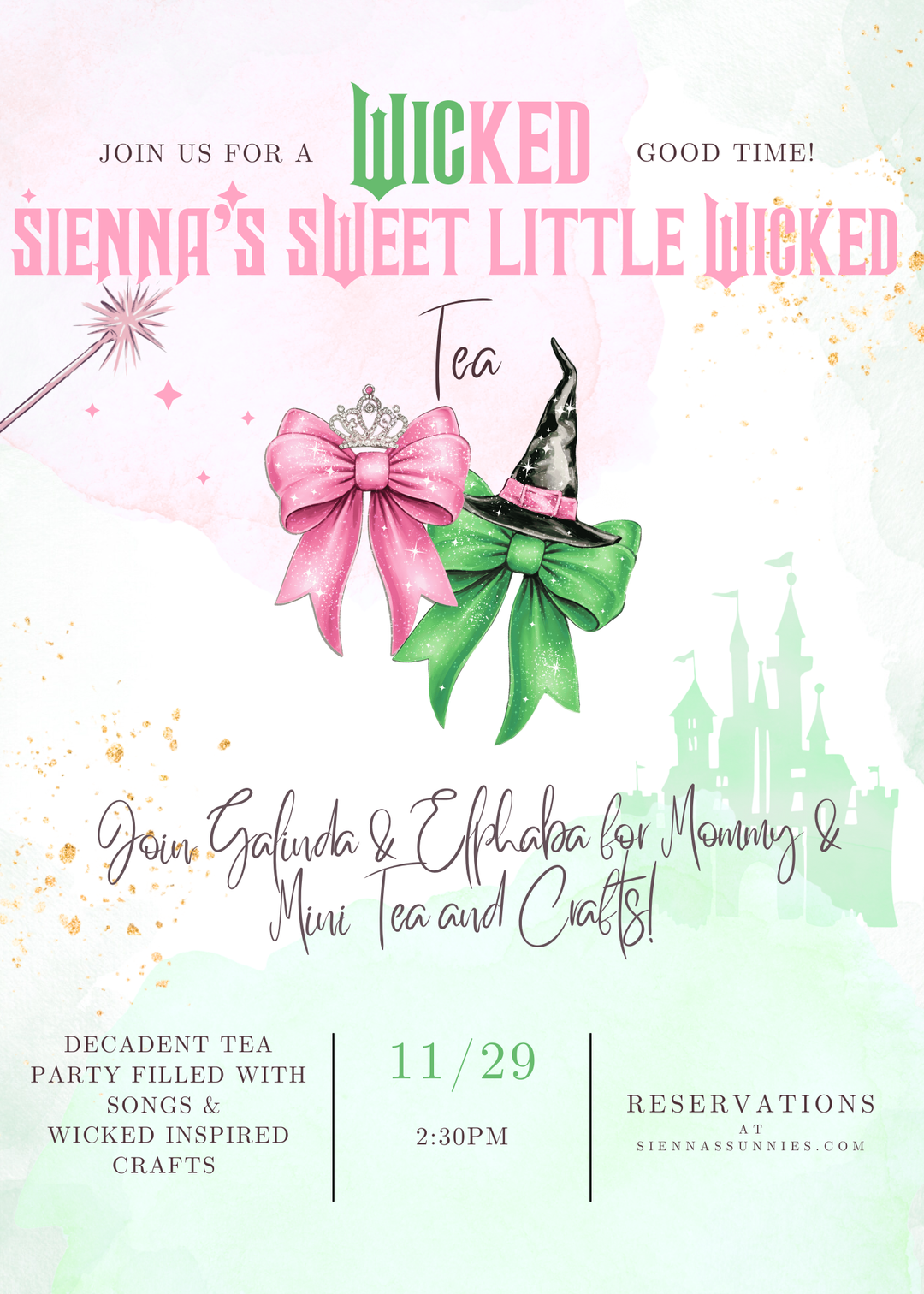 11/29 2:30 Wicked Mommy & Me Tea