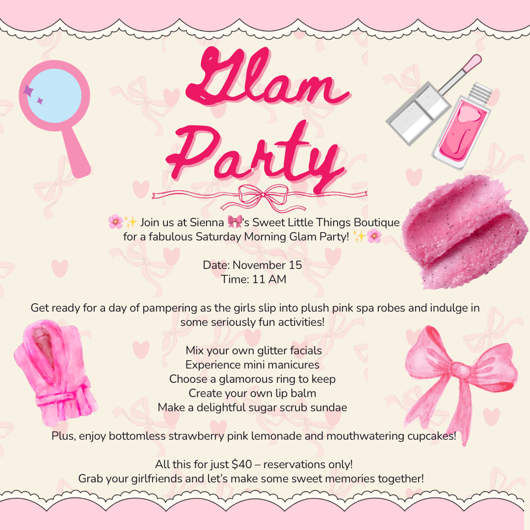 11/15 Glam Party 11am