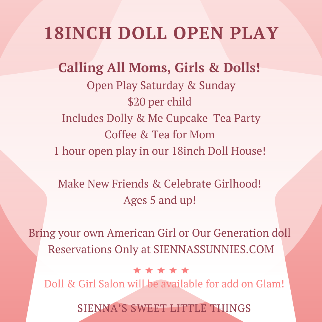 18inch Doll Open Play