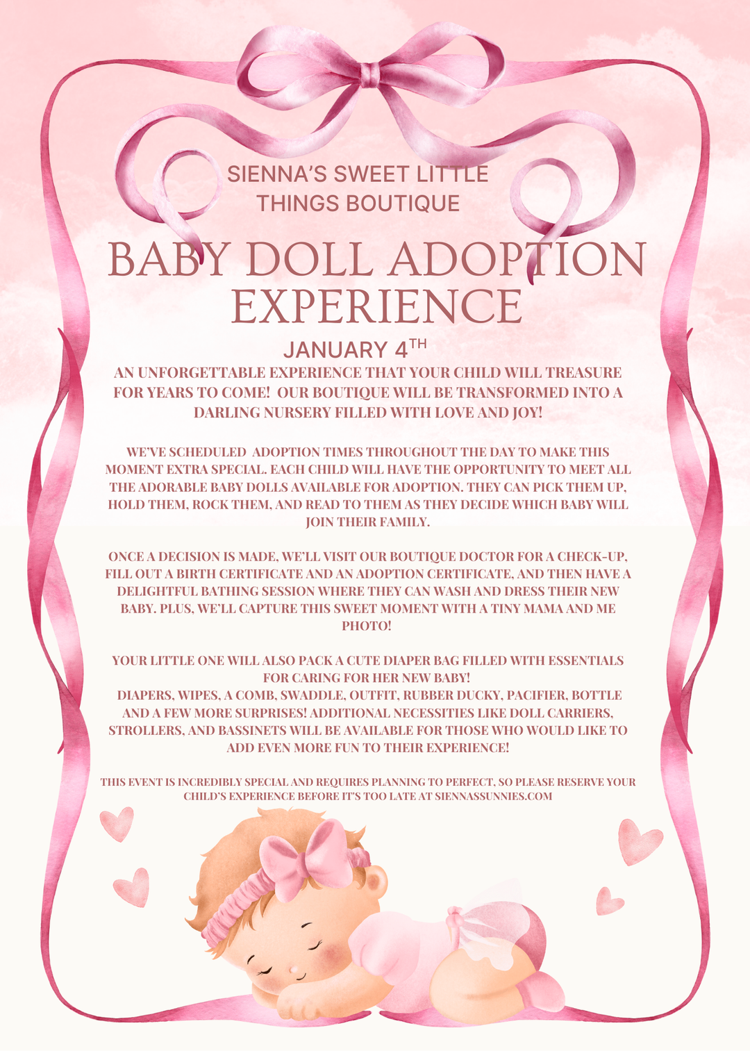 1/4 Baby Doll Adoption Experience