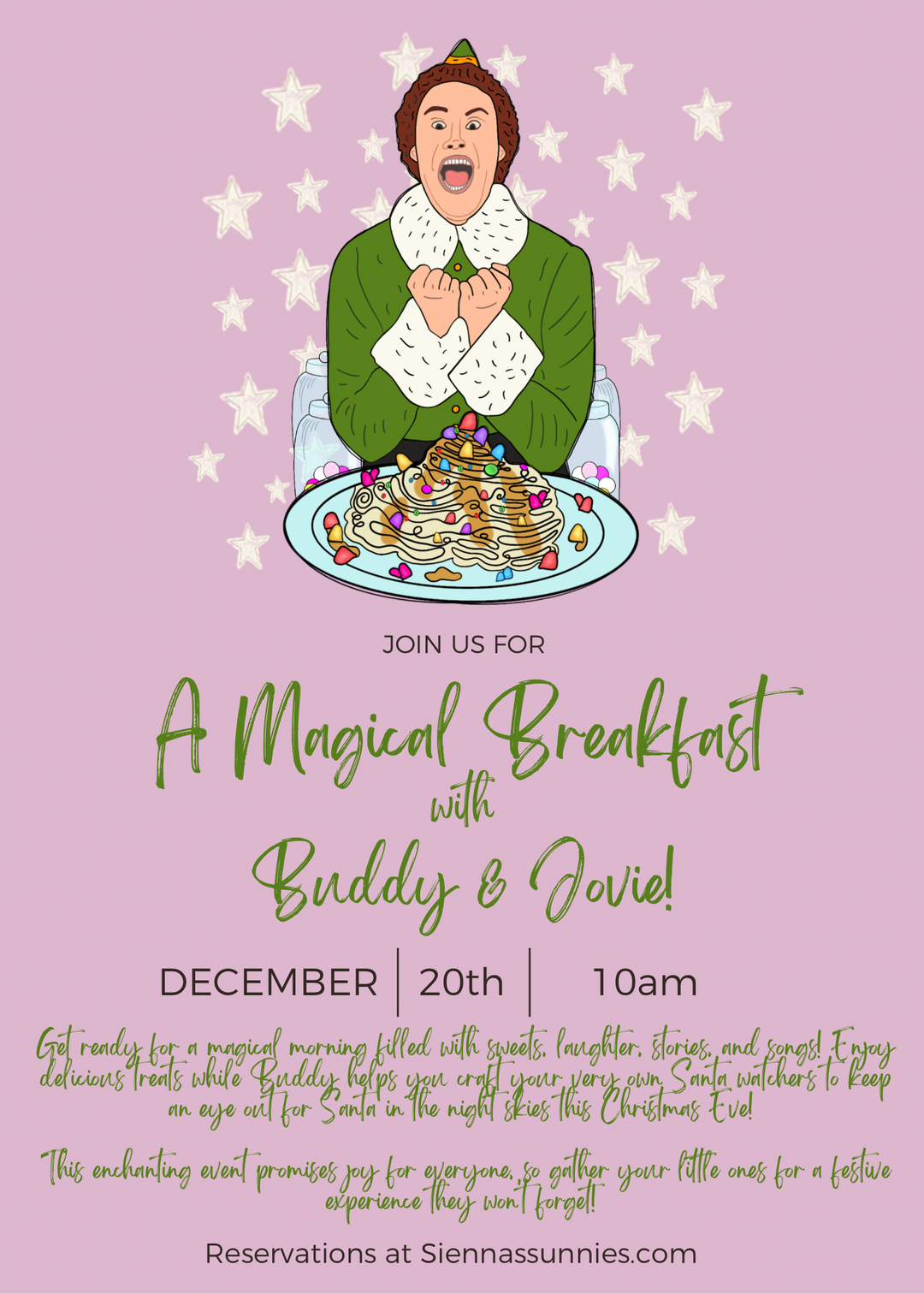 12/20 10am Buddy and Jovi’s Holiday Breakfast