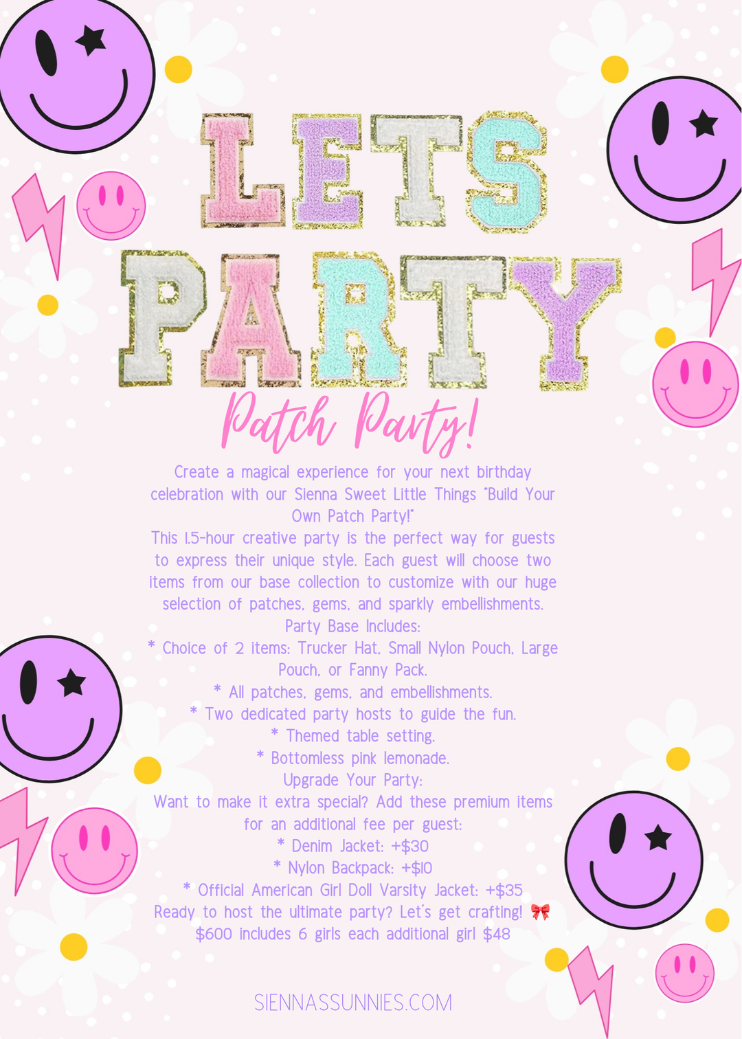Sweet Little Patch Party Deposit