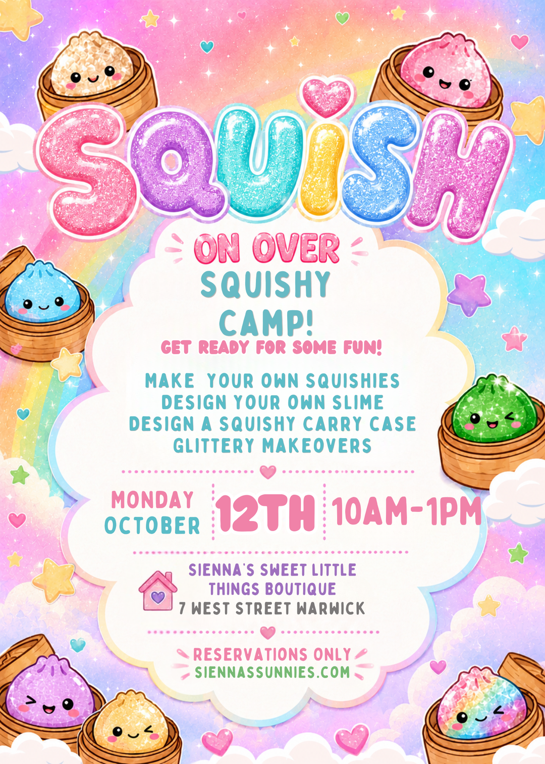 10/12 Squishy Camp
