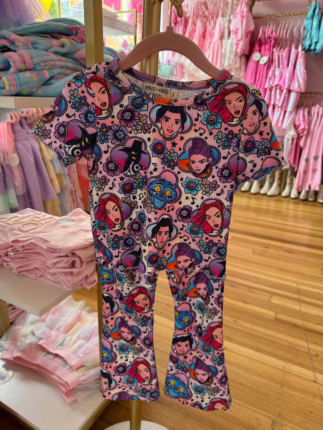 Summer Girls space print flare