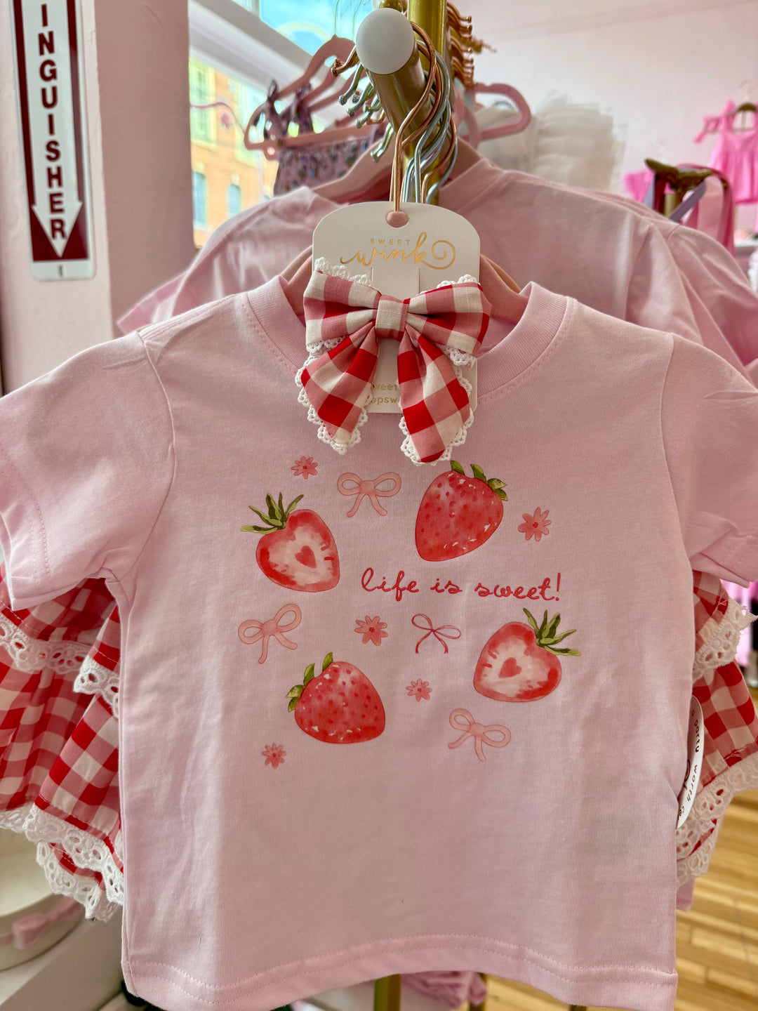 Life is Sweet Strawberry Short Sleeve T-Shirt