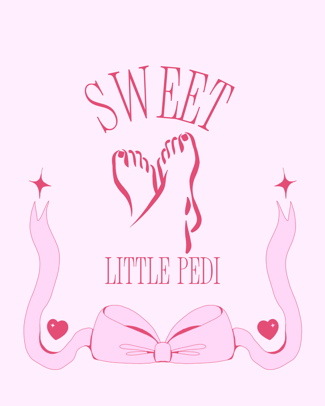 Pedicure for little girls 