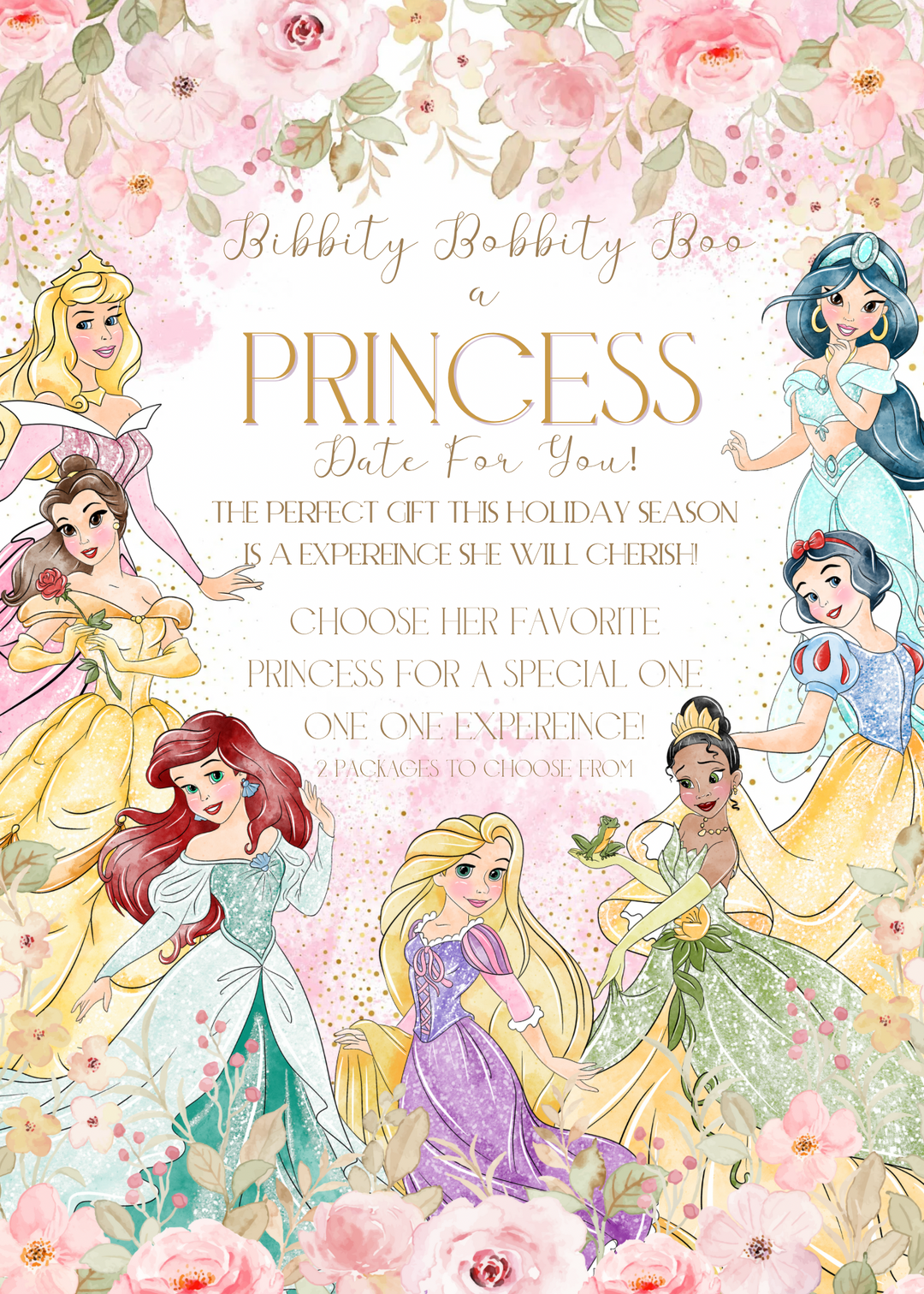 Princess character options for tea date in Hudson valley, ny