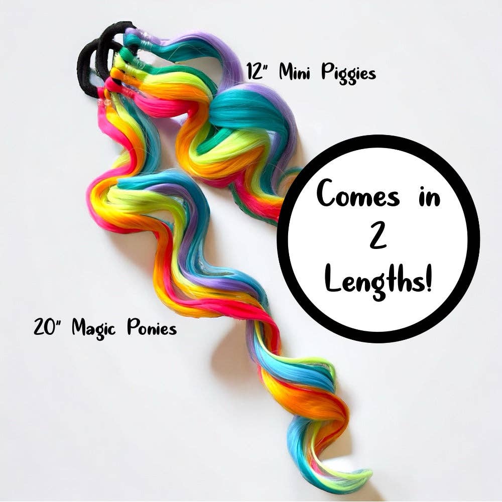 Neon Rainbow 12” Mini Piggies