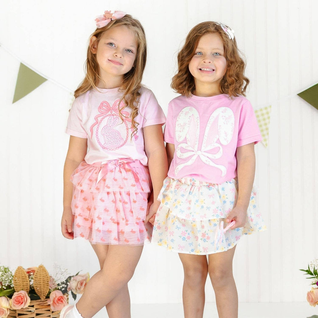 Honey Bunny Easter Tiered Tutu - Kids Boutique Clothing
