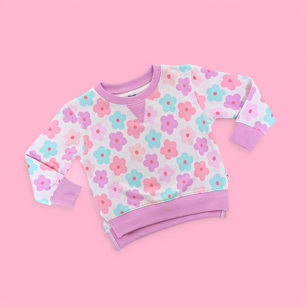 VIOLET FIELDS DREAM PULLOVER: 5/6T