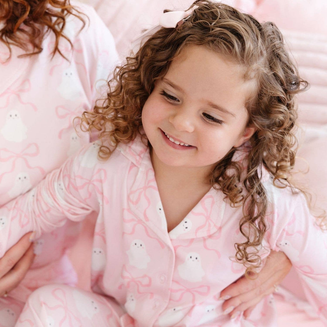 Coquette Ghost Halloween Lounge Set - Mommy and Me
