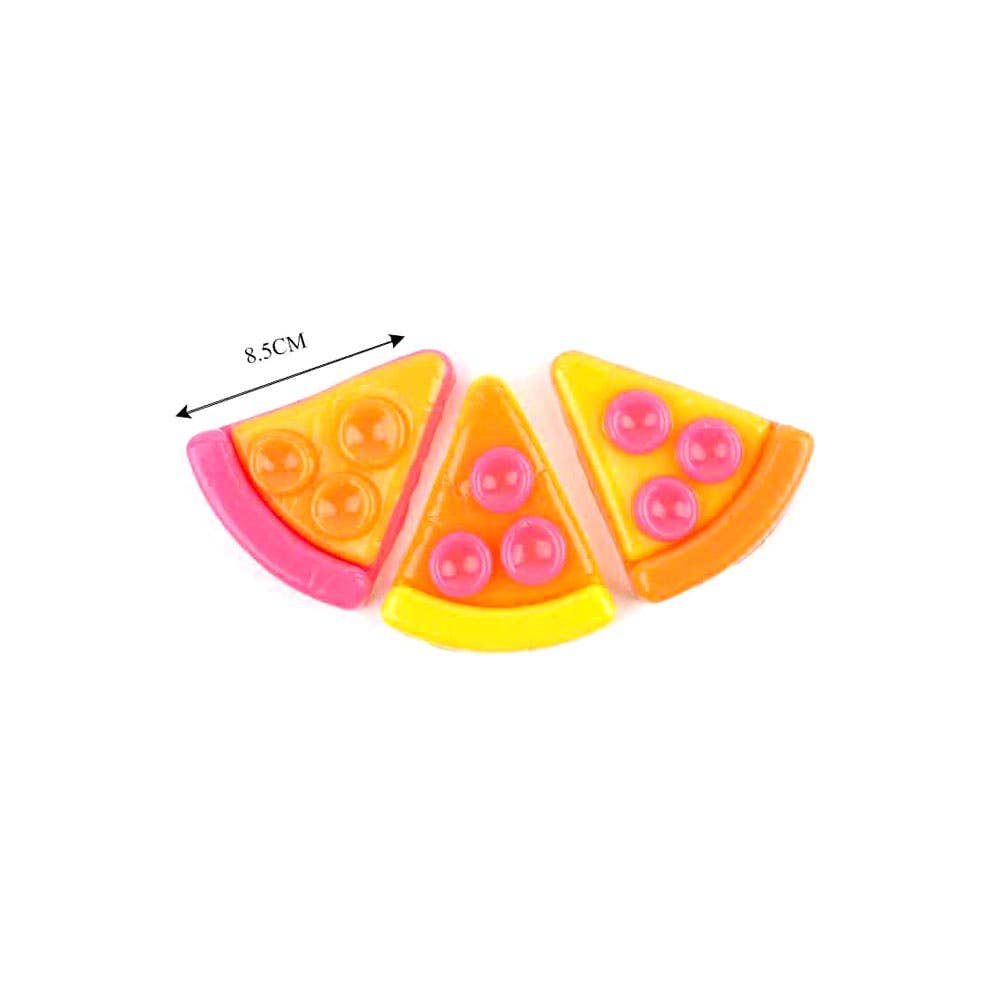 24PCS - Pizza Slice Squeeze Squishy Stress Relief Toy