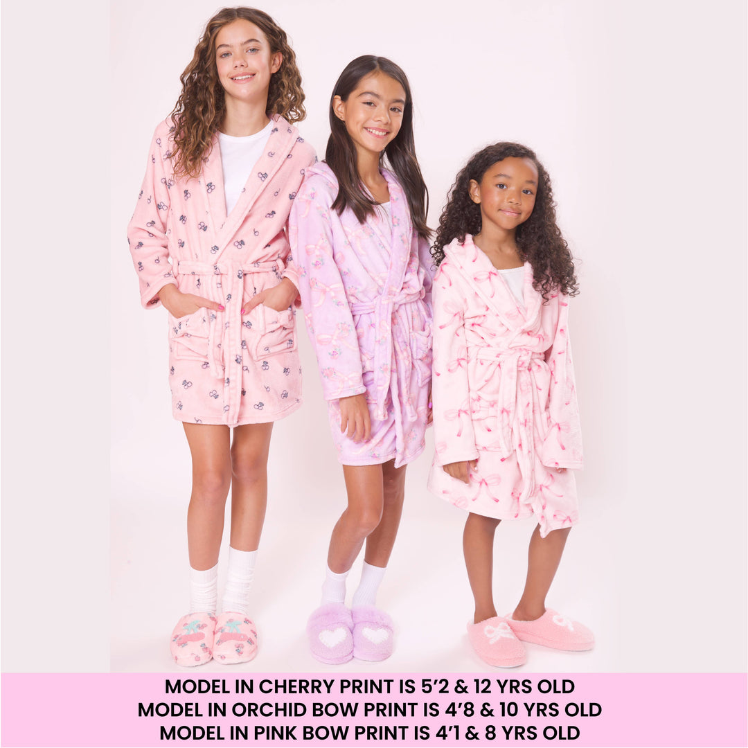 Fleece Printed Bath Robe