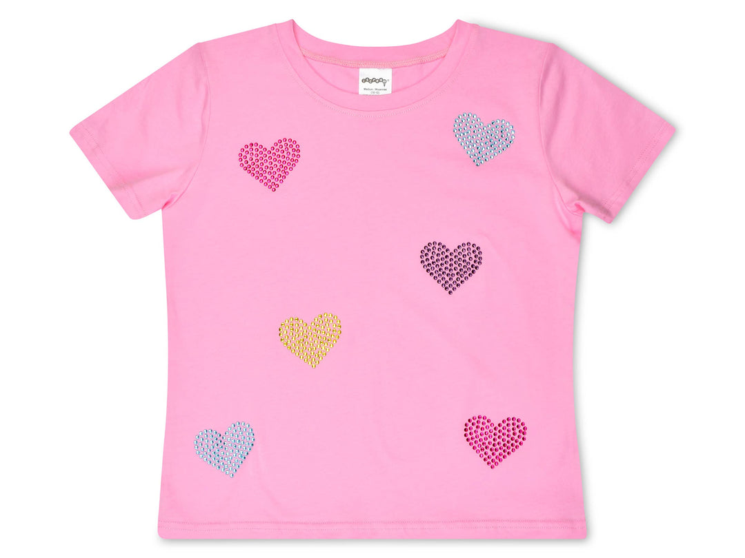 Sparkling Hearts T-Shirt (Large (14))