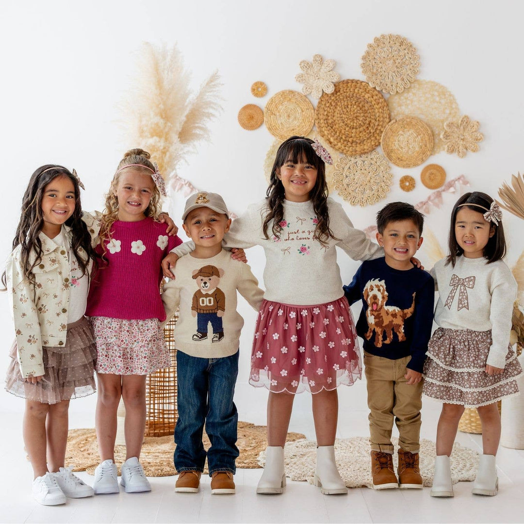 Berry Floral Skort - Kids Boutique Clothing - Fall