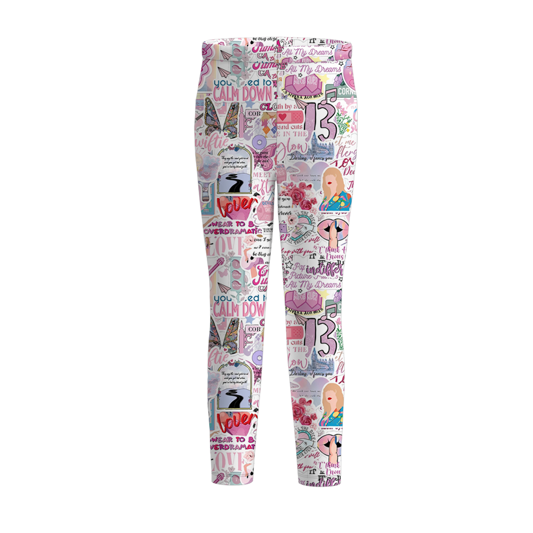 Swiftie leggings Taylor swift printed bottom pant: PNG40723 / 6T