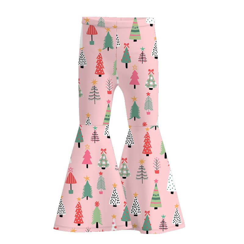 Christmas printed bell pant Kids Christmas bell Bottoms: PNG40797 / 8-9Y