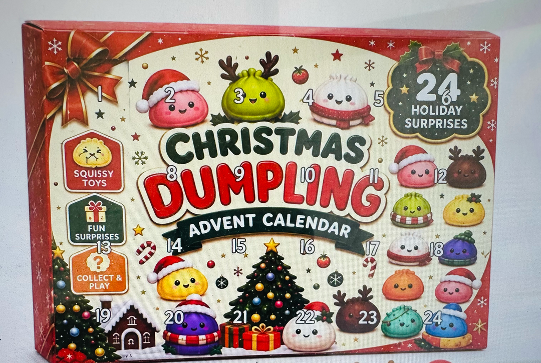 24 Day Christmas Emoji Squishy Dumpling Advent Calendar