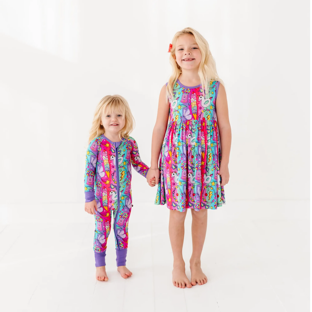 Rocket Lion Skater Dress: 3T