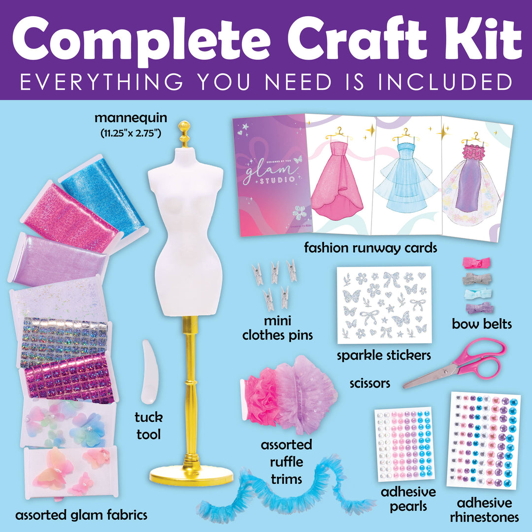 Designed By You Glam Fashion Design Studio Craft Kit