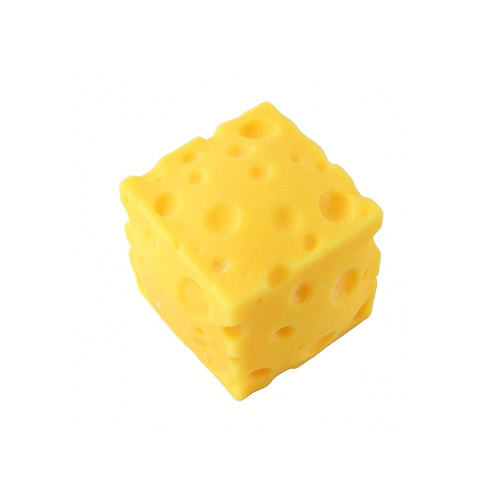12PCS - Cheese Cube Squeeze Squishy Stress Relief Toy