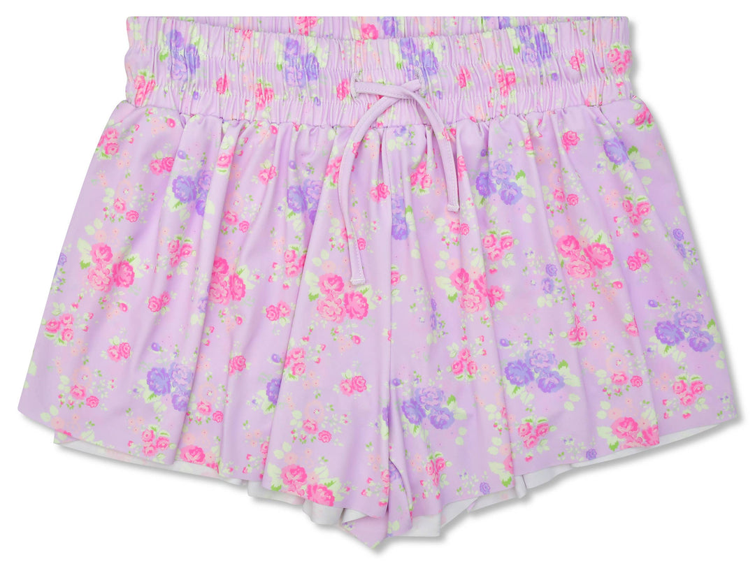 Forever Floral Butterfly Shorts (Small (6-8))