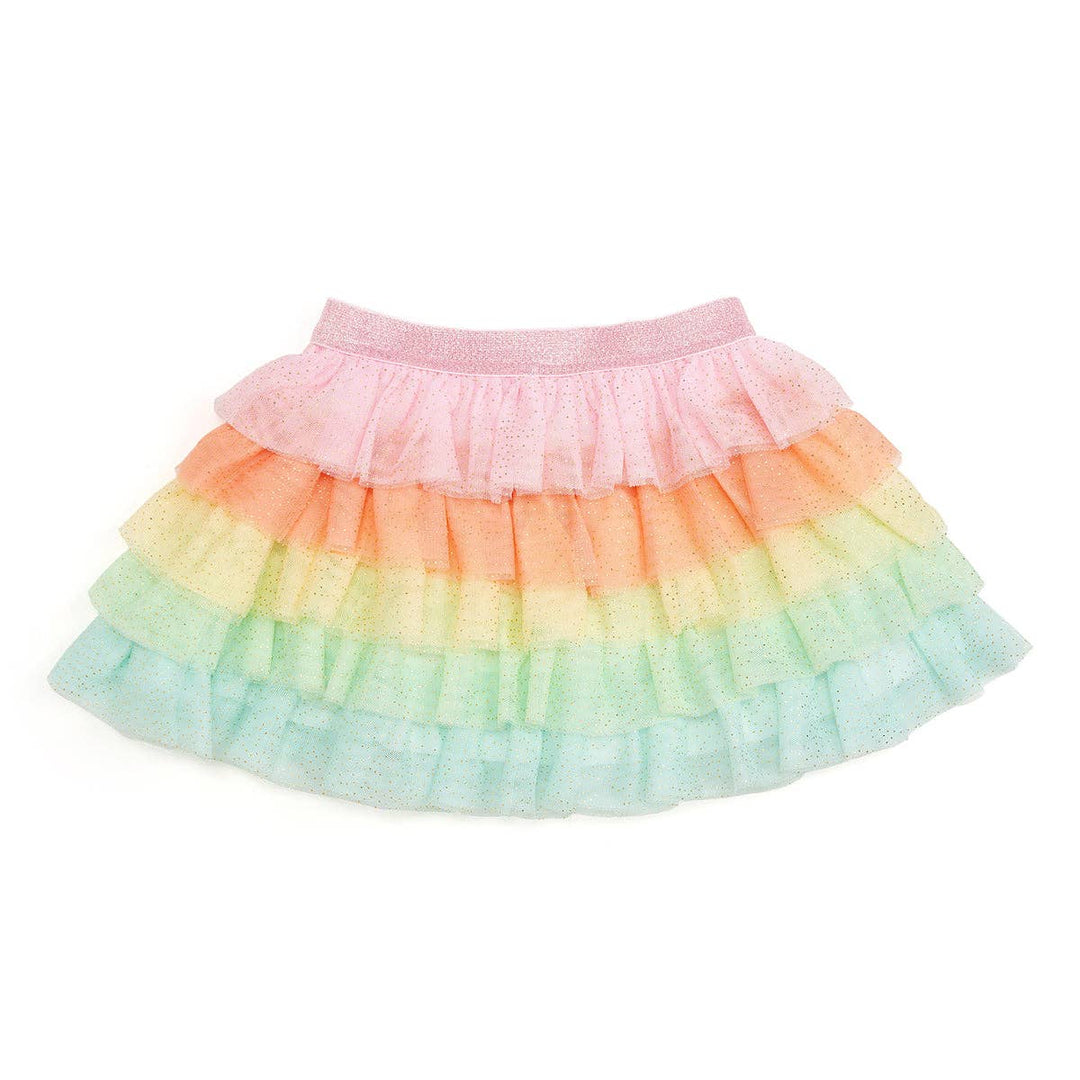 Pastel Petal Tutu - Dress Up Skirt - Spring 2025 Clothing: 4-6Y