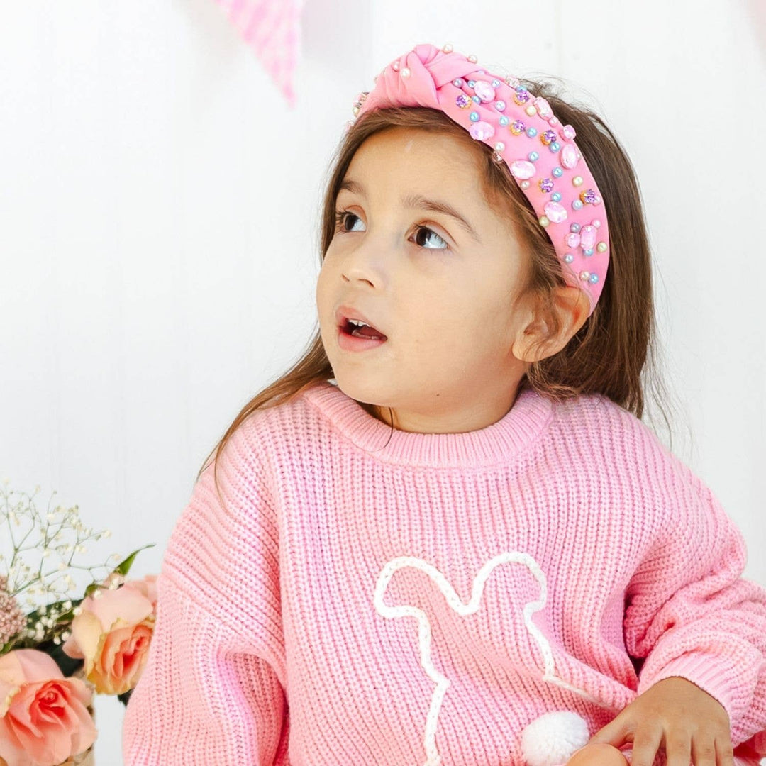 Easter Bunny Knit Sweater - Kids Boutique Clothing