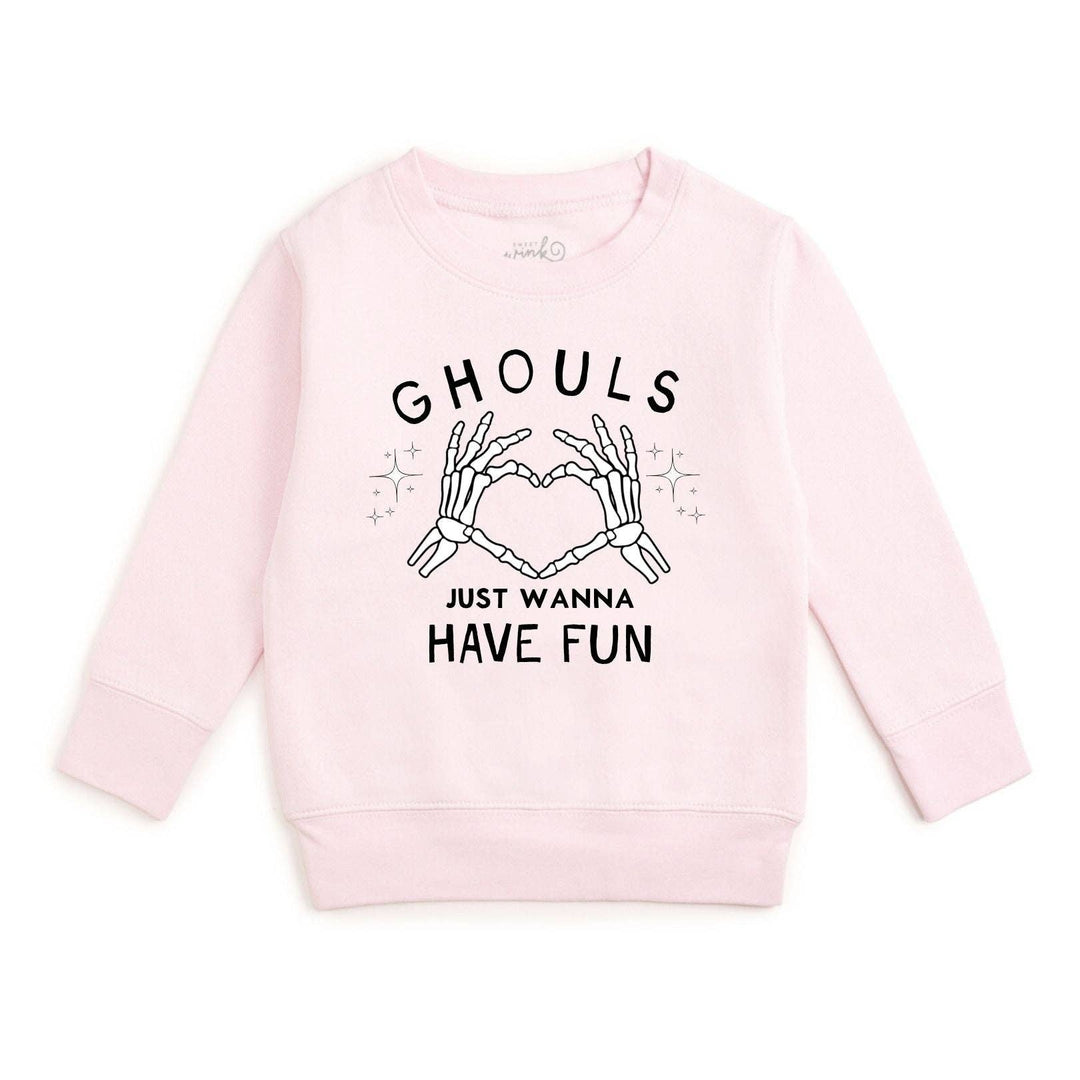 Ghouls Just Wanna Have Fun Halloween Sweatshirt - Kids