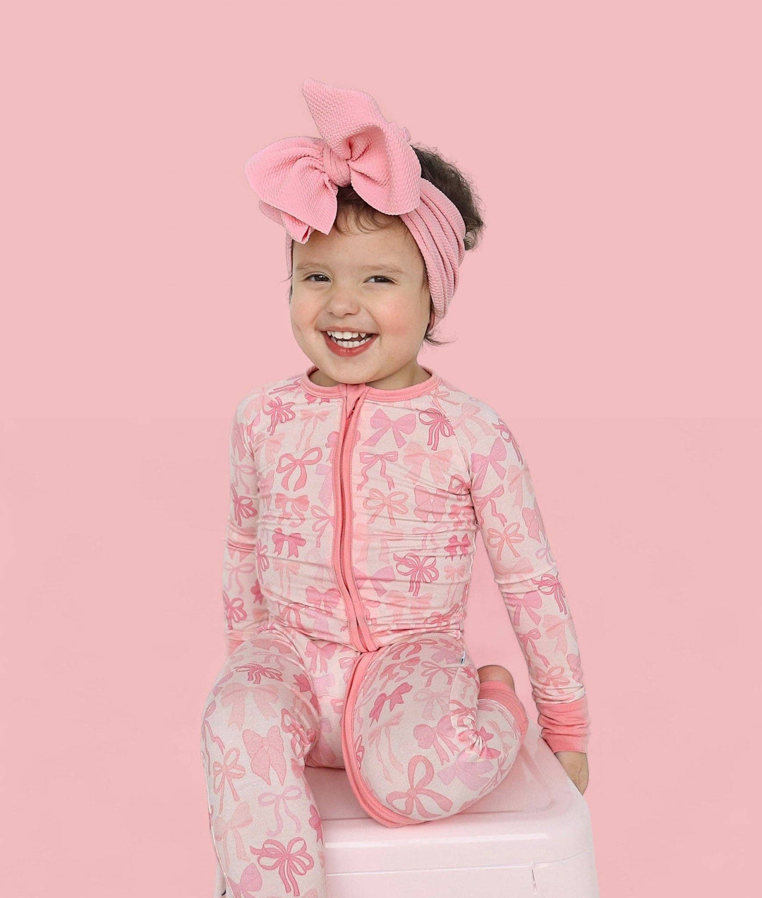 PRE-ORDER BLISSFUL BOWS DREAM ROMPER: 6-12M