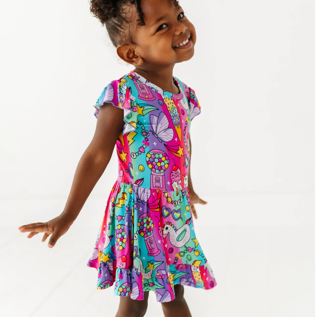 Rocket Lion Twirl Dress: 12-18