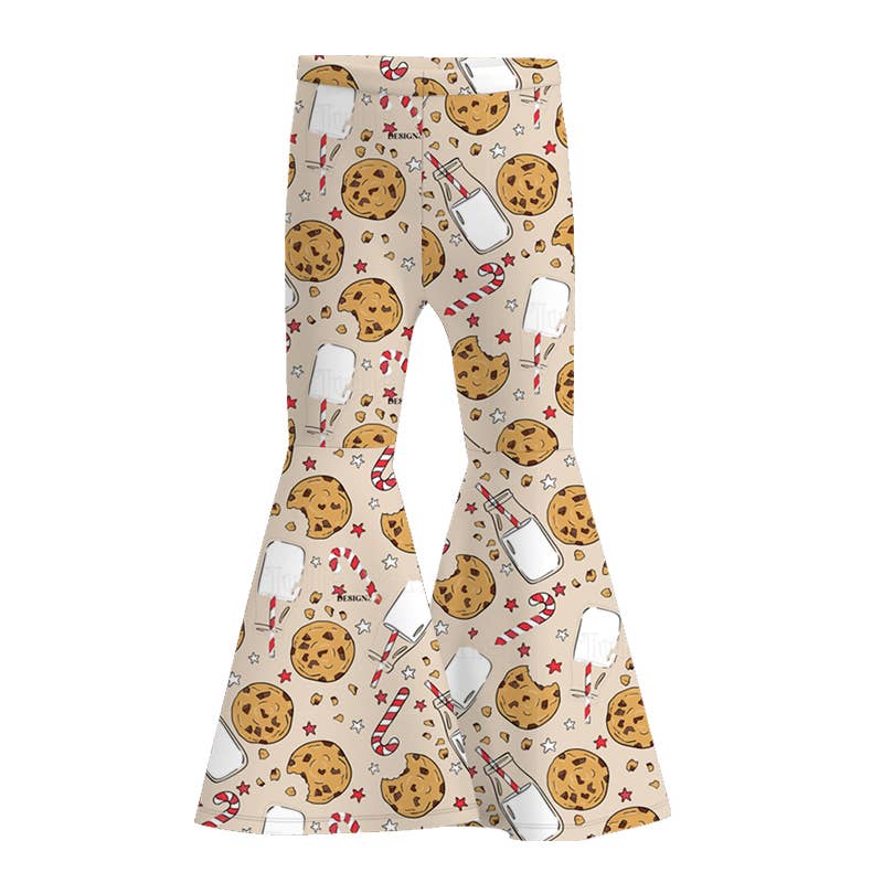 Christmas printed bell pant Kids Christmas bell Bottoms: PNG40797 / 8-9Y